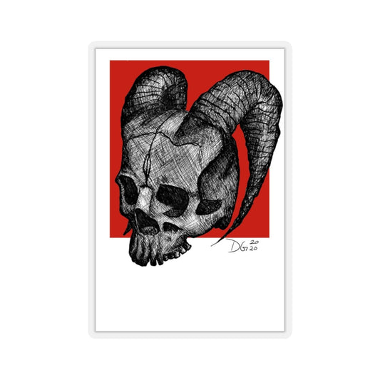 Deanna Gray, Red Skull Polaroid Sticker