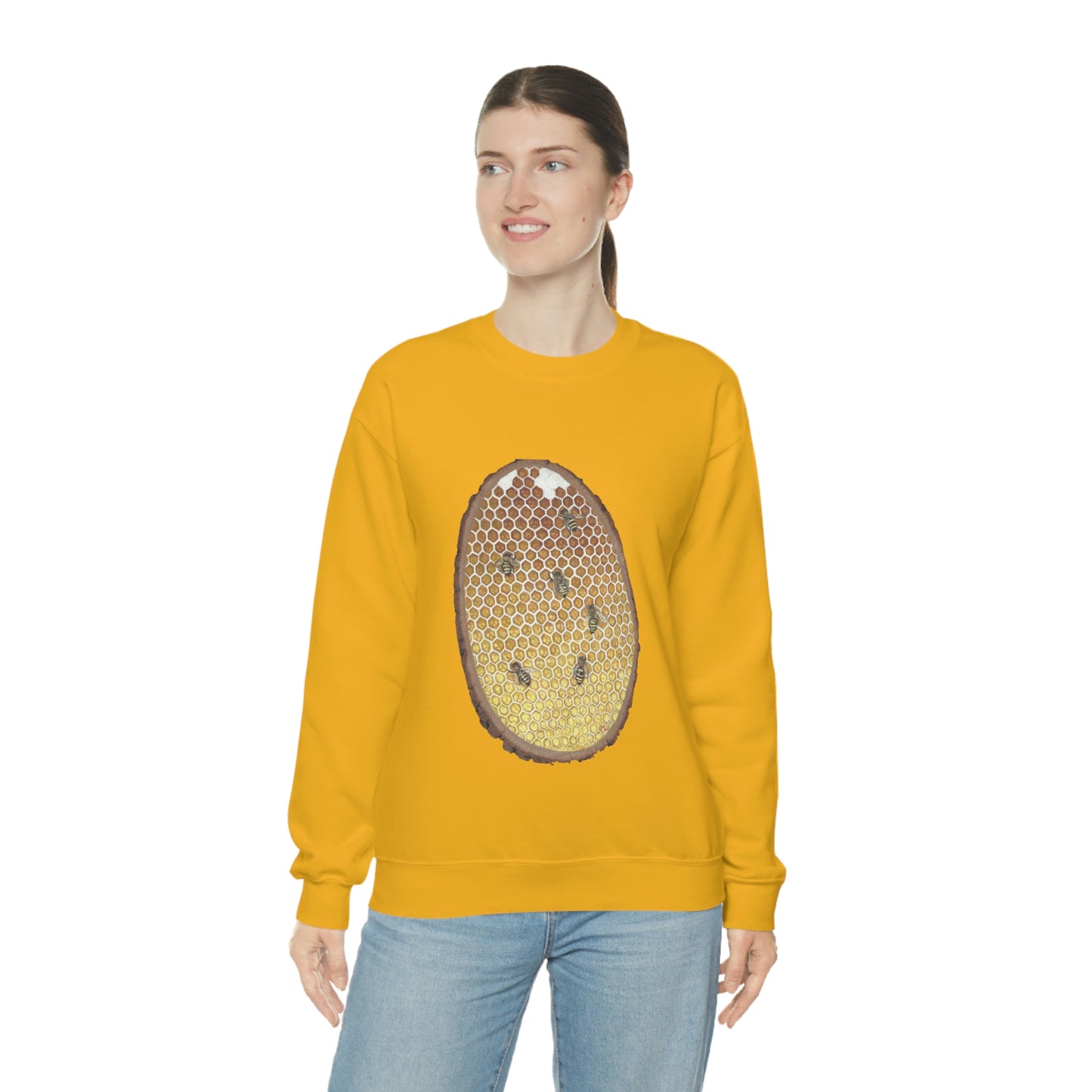 Janelle Lotz, Honeycomb Heavy Blend™ Crewneck Sweatshirt