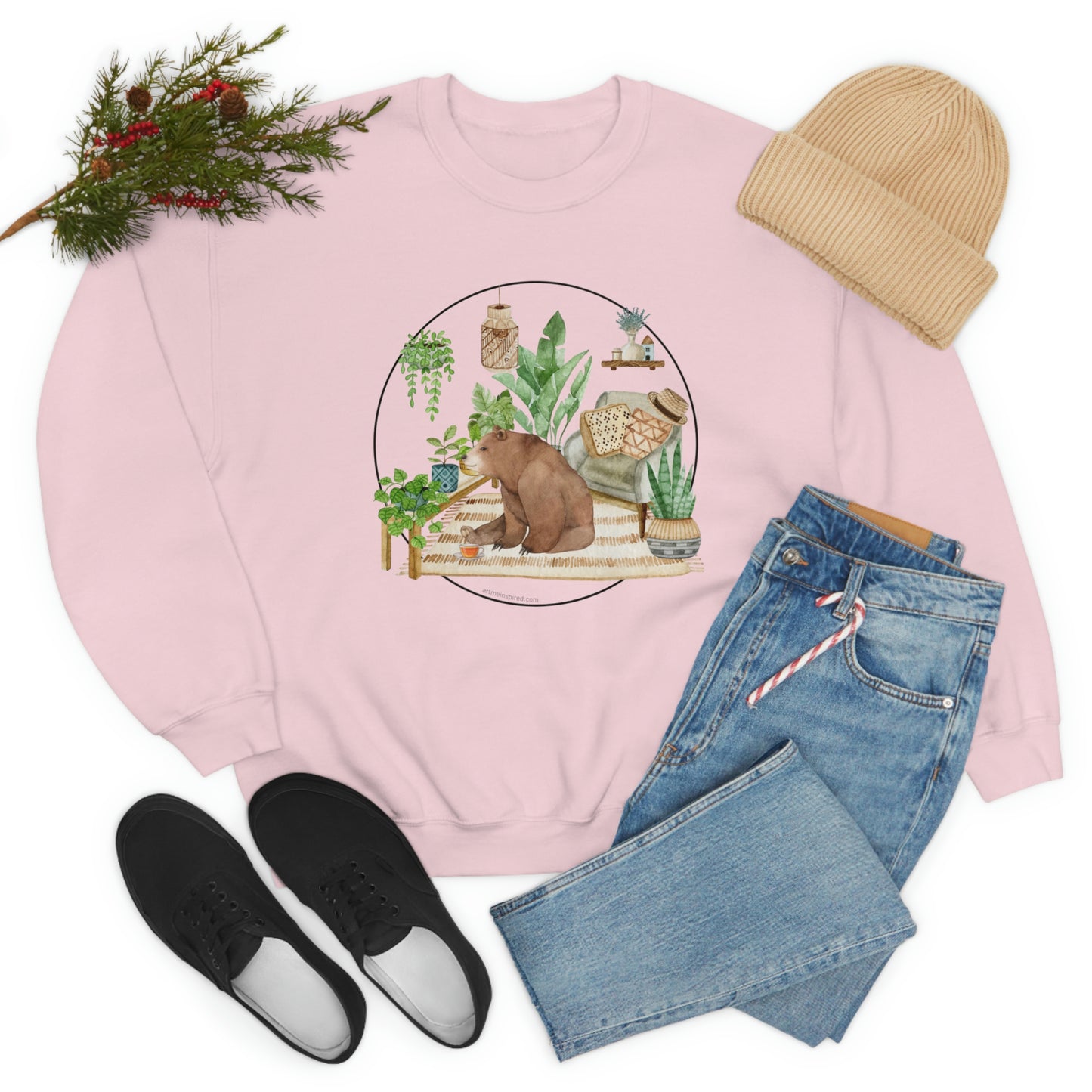 Catherine Hayford, Tea Time Crewneck Sweatshirt