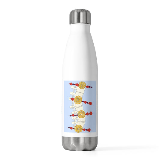 Clarice Benz, Spinal Fruit Kabob 20oz Insulated Bottle