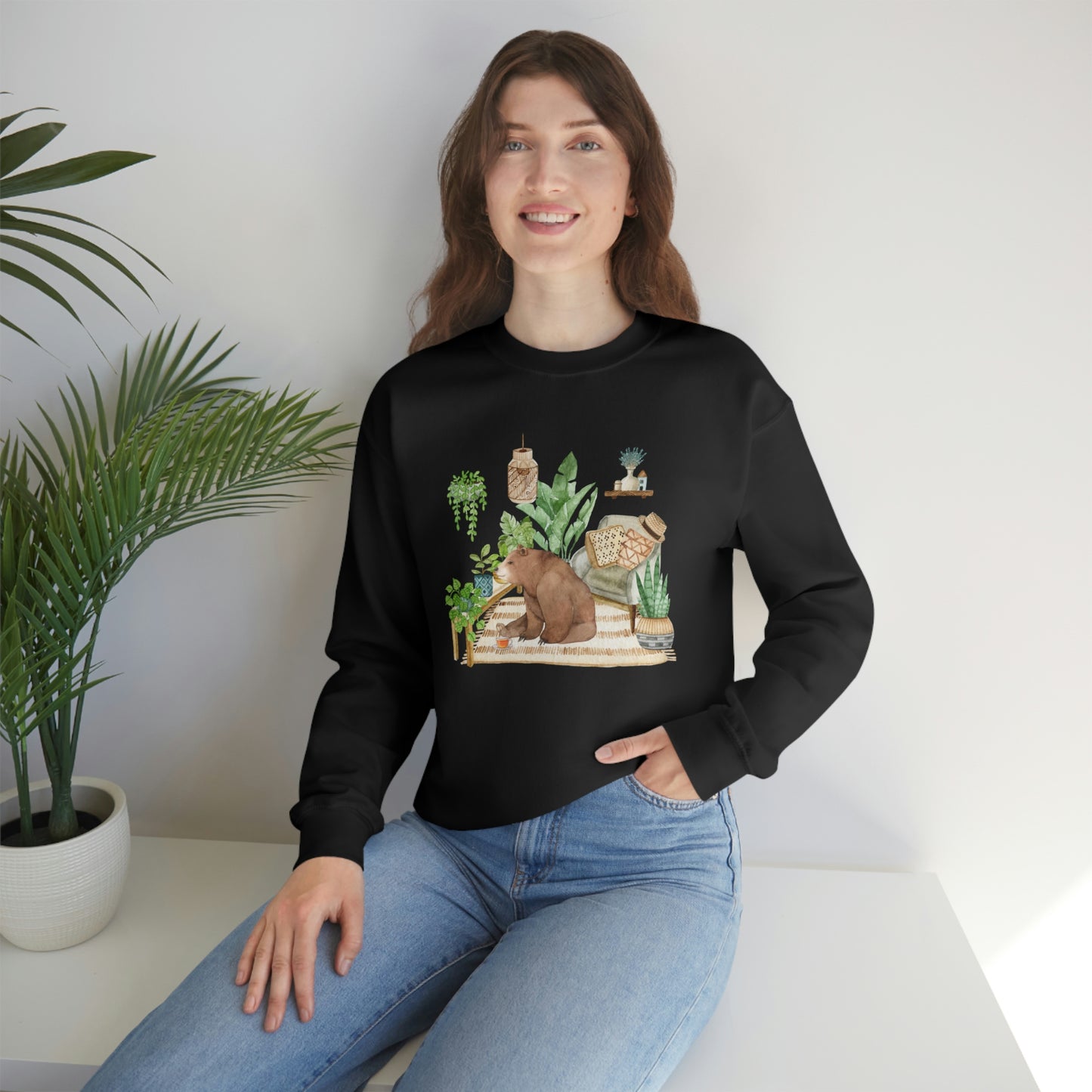 Catherine Hayford, Tea Time Crewneck Sweatshirt