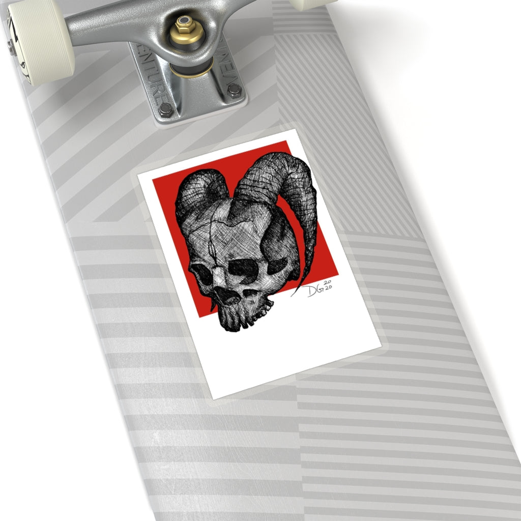 Deanna Gray, Red Skull Polaroid Sticker