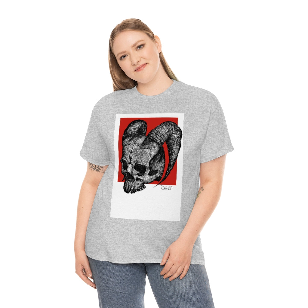 Deanna Gray, Skull Red Polaroid T-Shirt